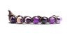Tamashii® | Bracciale Classico (8mm) Agata Viola Striata | BHS900-85