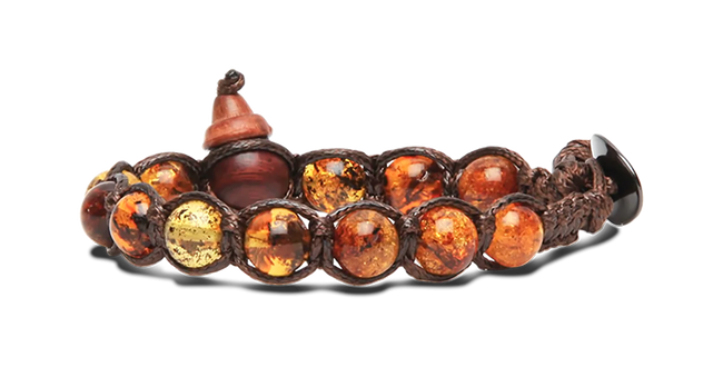 Tamashii® | Bracciale Classico (8mm) Ambra | BHS900-316