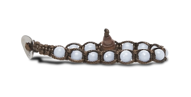 Tamashii® | Bracciale Classico (6mm) Angelite Blu | BHS601-211