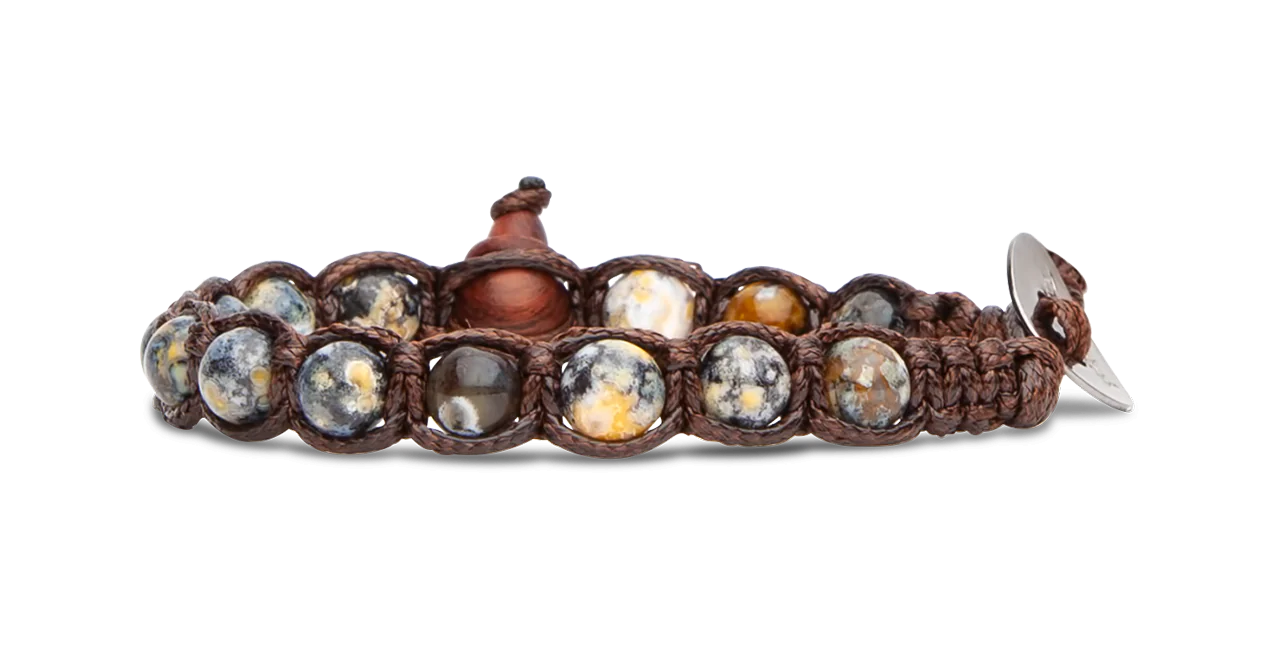 Tamashii® | Bracciale Classico (6mm) Blue Ocean Stone | BHS601-269