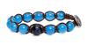 Tamashii® | Bracciale Cinque elementi Agata Blu - Spazio (8mm) | BHS906-18