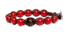 Tamashii® | Bracciale Cinque elementi Agata rosso passione - Fuoco (8mm) | BHS906-124