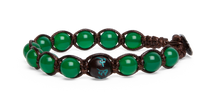 Tamashii® | Bracciale Cinque elementi Agata Verde - Aria (8mm) | BHS906-12
