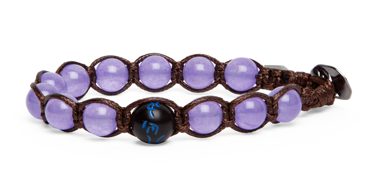 Tamashii® | Bracciale Cinque elementi Giada lavanda - Spazio (8mm) | BHS906-201