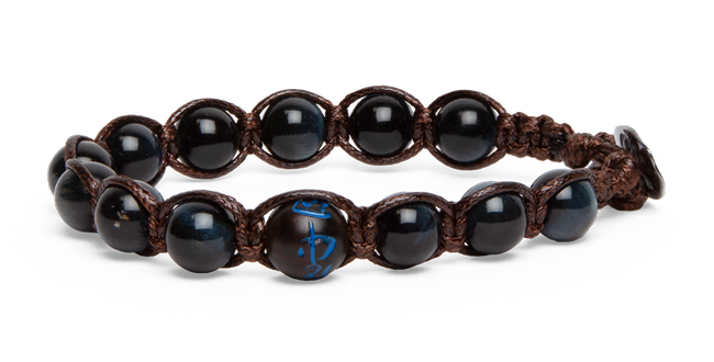 Tamashii® | Bracciale Cinque elementi occhio di falco - spazio (8mm) | BHS906-245
