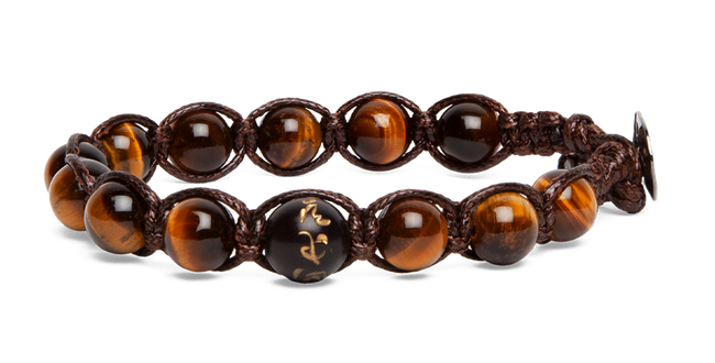 Tamashii® | Bracciale Cinque elementi occhio di tigre marrone - terra (8mm) | BHS906-214
