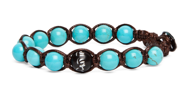 Tamashii® | Bracciale Cinque elementi Turchese - Acqua (8mm) | BHS906-07
