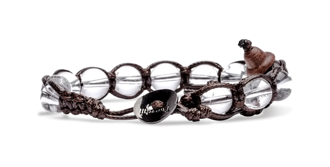 Tamashii® | Bracciale Classico (8mm) Cristallo di Rocca | BHS900-61