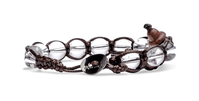 Tamashii® | Bracciale Classico (8mm) Cristallo di Rocca | BHS900-61