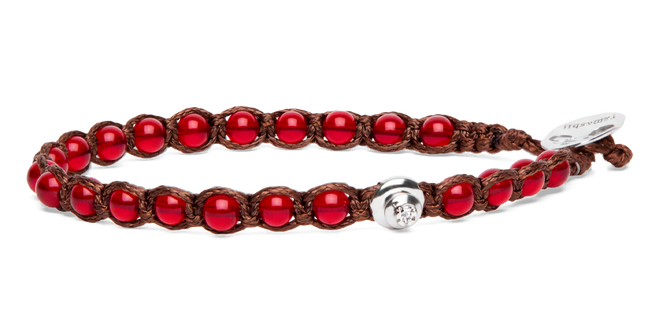 Tamashii® | Bracciale Essenza Agata rosso passione (4mm) | BHS907-124