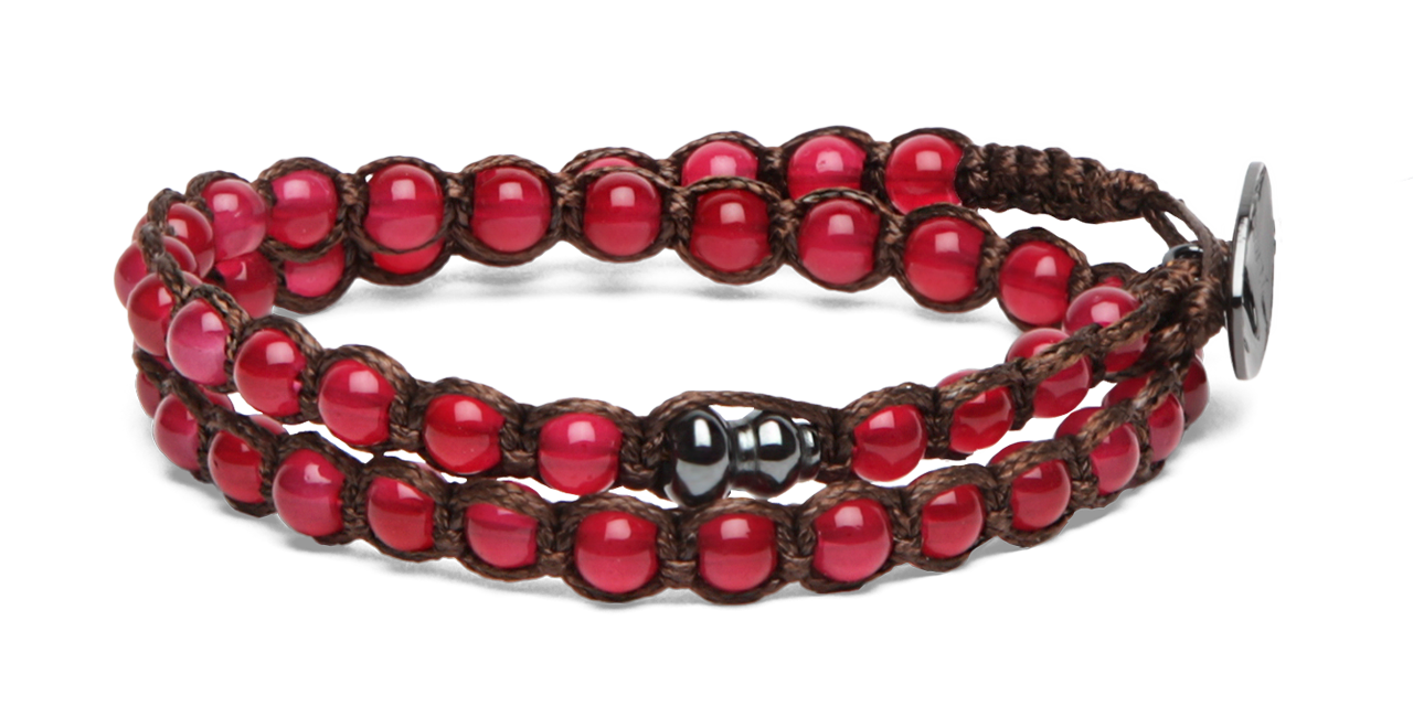 Tamashii® | Bracciale Essenza Lampone (4mm) 2giri | BHS902-327