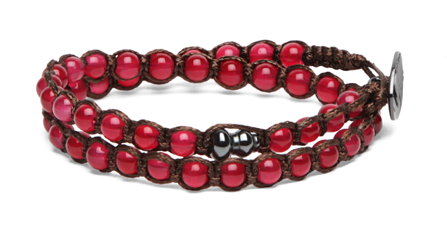 Tamashii® | Bracciale Essenza Lampone (4mm) 2giri | BHS902-327