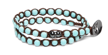 Tamashii® | Bracciale Essenza Turchese Chiaro (4mm) 2giri | BHS902-326