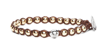 Tamashii® | Bracciale Essenza Ematite oro coating (4mm) | BHS907-22Y