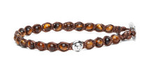 Tamashii® | Bracciale Essenza Occhio di tigre marrone (4mm) | BHS907-214