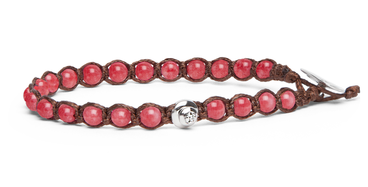 Tamashii® | Bracciale Essenza Giada watermelon (4mm) | BHS907-198