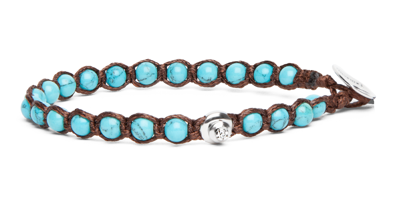 Tamashii® | Bracciale Essenza Turchese (4mm) | BHS907-07