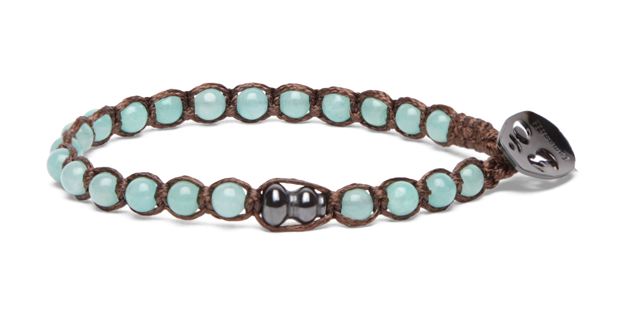 Tamashii® | Bracciale Essenza Amazzonite (4mm) 1giro | BHS901-131