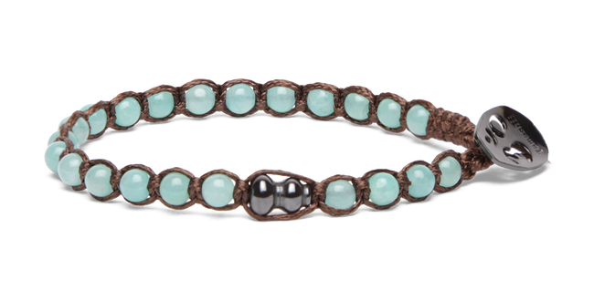 Tamashii® | Bracciale Essenza Amazzonite (4mm) 1giro | BHS901-131