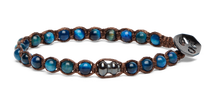 Tamashii® | Bracciale Essenza Occhio di Tigre Blu (4mm) 1giro | BHS901-105