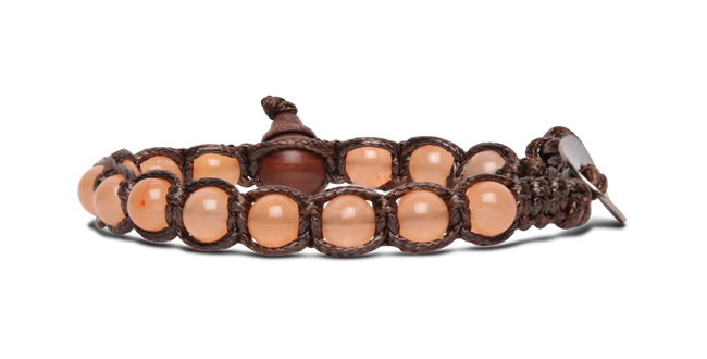 Tamashii® | Bracciale Classico (6mm) Giada Pesca | BHS601-206