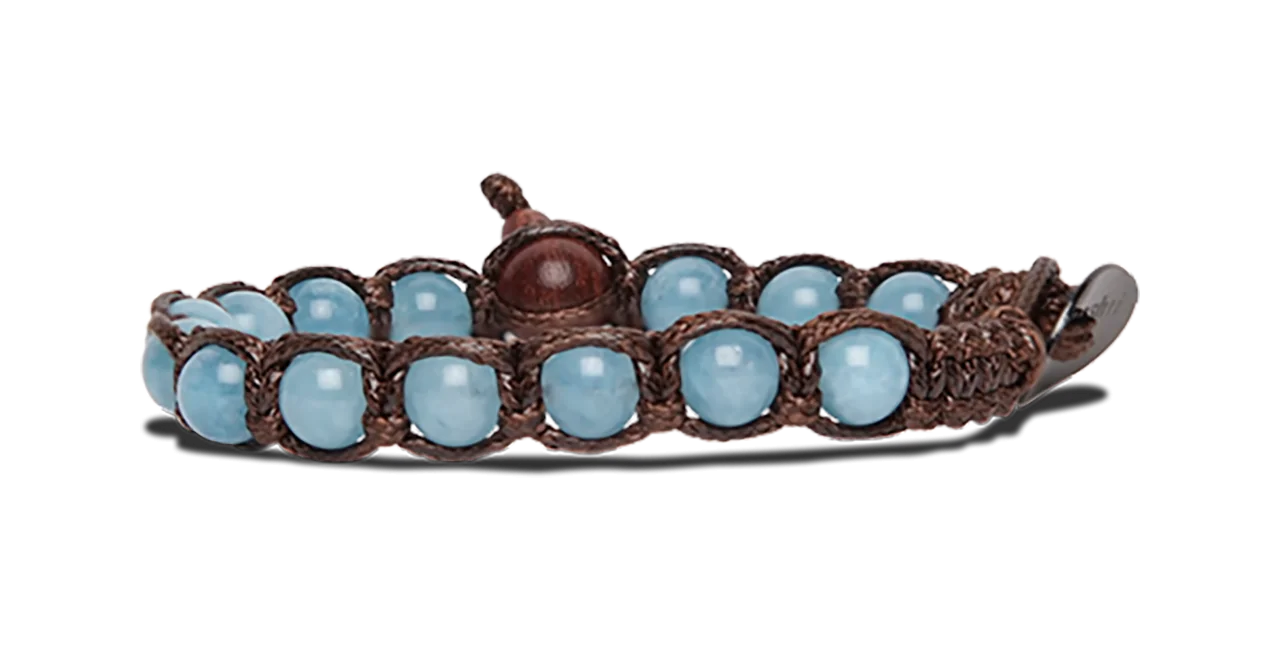 Tamashii® | Bracciale Classico (6mm) Giada Sky Blue | BHS601-196