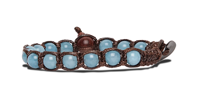 Tamashii® | Bracciale Classico (6mm) Giada Sky Blue | BHS601-196