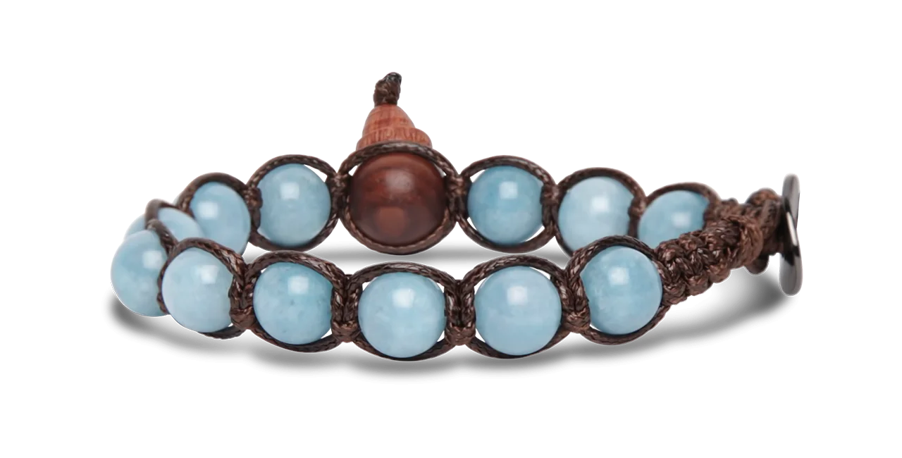 Tamashii® | Bracciale Classico (8mm) Giada Sky Blue | BHS900-196
