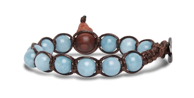 Tamashii® | Bracciale Classico (8mm) Giada Sky Blue | BHS900-196