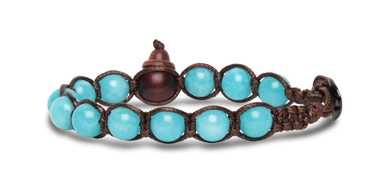 Tamashii® | Bracciale Classico (8mm) Giada Verde Acqua | BHS900-200