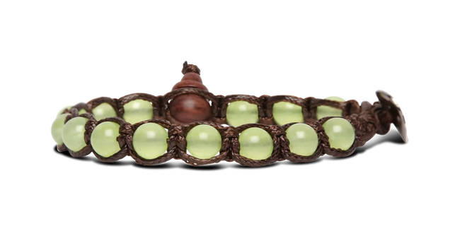 Tamashii® | Bracciale Classico (6mm) Giada Verde Chiaro | BHS601-197