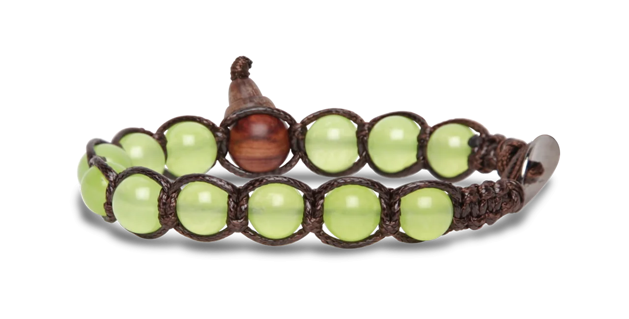 Tamashii® | Bracciale Classico (8mm) Giada Verde Chiaro | BHS900-197