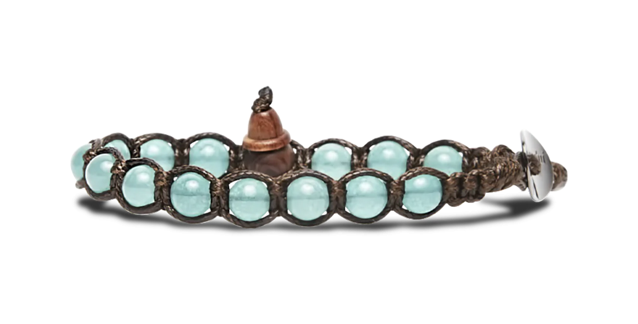 Tamashii® | Bracciale Classico (6mm) Giada Verde Lago | BHS601-215
