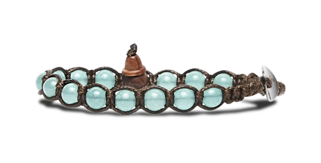 Tamashii® | Bracciale Classico (6mm) Giada Verde Lago | BHS601-215