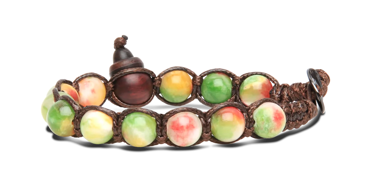 Tamashii® | Bracciale Classico (8mm) Giada Kiwi Delight | BHS900-317