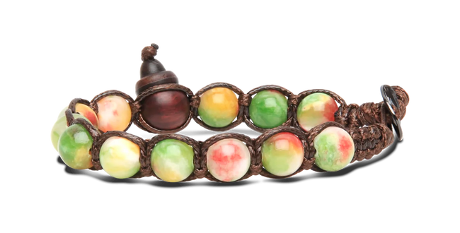 Tamashii® | Bracciale Classico (8mm) Giada Kiwi Delight | BHS900-317