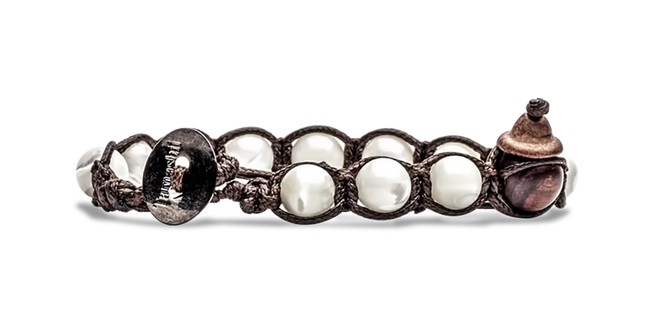 Tamashii® | Bracciale Classico (8mm) Madreperla | BHS900-39