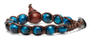Tamashii® | Bracciale Classico (8mm) Occhio di Tigre Blu | BHS900-105