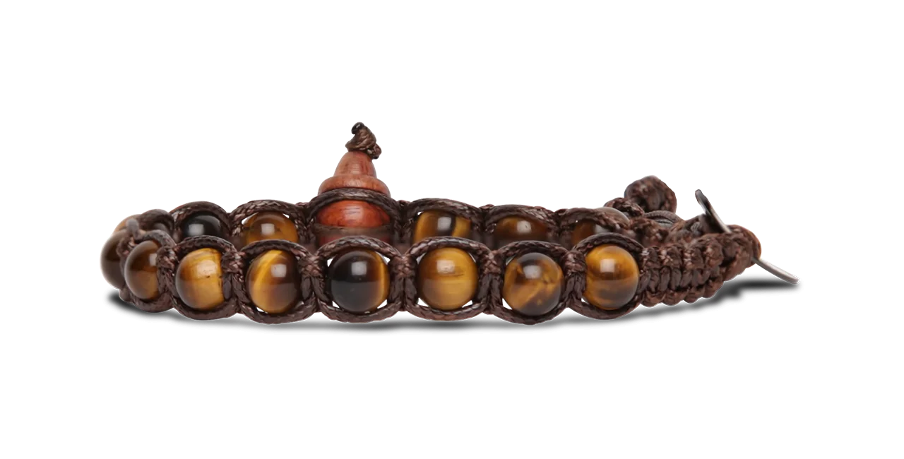Tamashii® | Bracciale Classico (6mm) Occhio di Tigre Marrone | BHS601-214