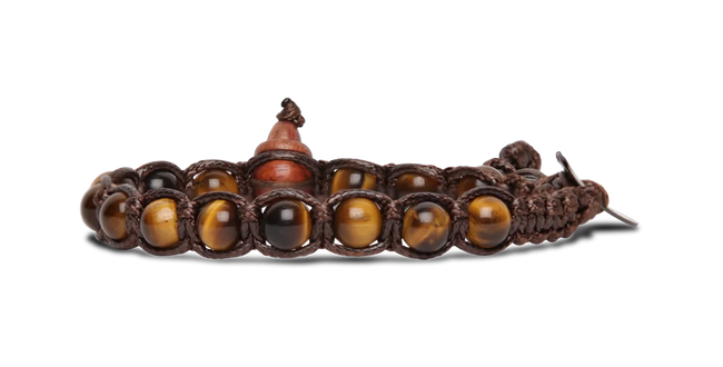 Tamashii® | Bracciale Classico (6mm) Occhio di Tigre Marrone | BHS601-214