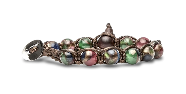 Tamashii® | Bracciale Classico (8mm) Quarzo Mosaico Misto | BHS900-238