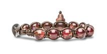 Tamashii® | Bracciale Classico (8mm) Quarzo Mosaico Rosso | BHS900-239