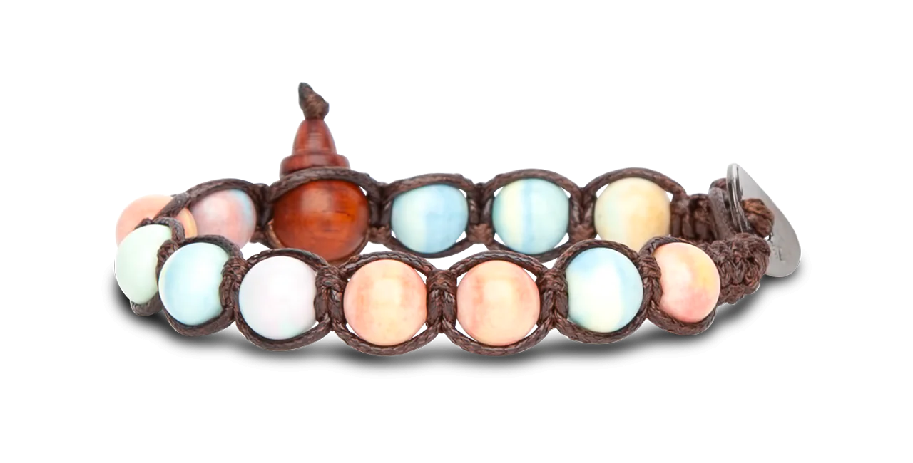 Tamashii® | Bracciale Classico (8mm) Rainbow Stone | BHS900-250