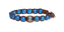 Tamashii® | Bracciale Ruota della Preghiera (6 mm) Agata Blu | BHS1106-18