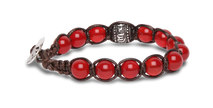 Tamashii® | Bracciale Ruota della Preghiera Agata Rosso Passione (8mm) | BHS1100-124