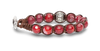 Tamashii® | Bracciale Ruota della Preghiera Agata Rosso Scuro (8mm) | BHS1100-213