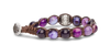 Tamashii® | Bracciale Ruota della Preghiera Agata Viola Striata (8mm) | BHS1100-85