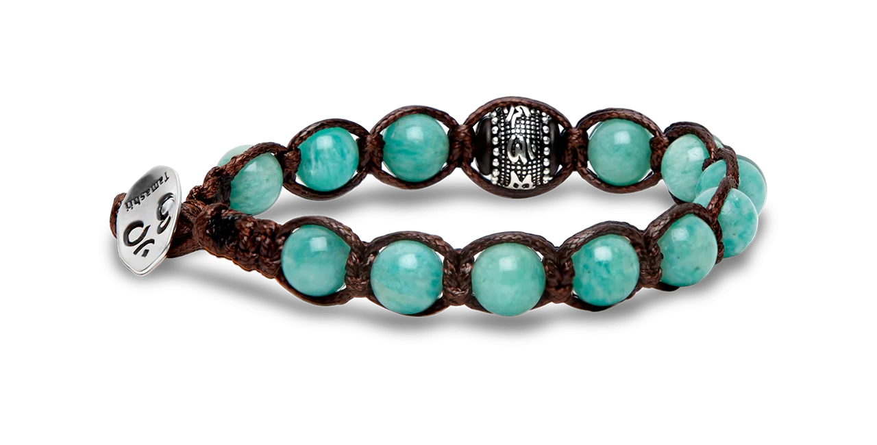 Tamashii® | Bracciale Ruota della Preghiera Amazzonite (8mm) | BHS1100-131