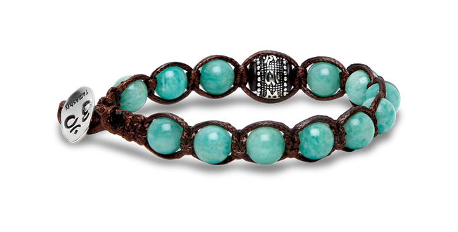 Tamashii® | Bracciale Ruota della Preghiera Amazzonite (8mm) | BHS1100-131
