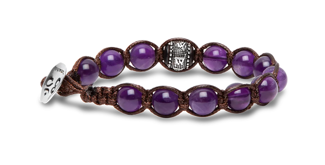 Tamashii® | Bracciale Ruota della Preghiera Ametista (8mm) | BHS1100-08